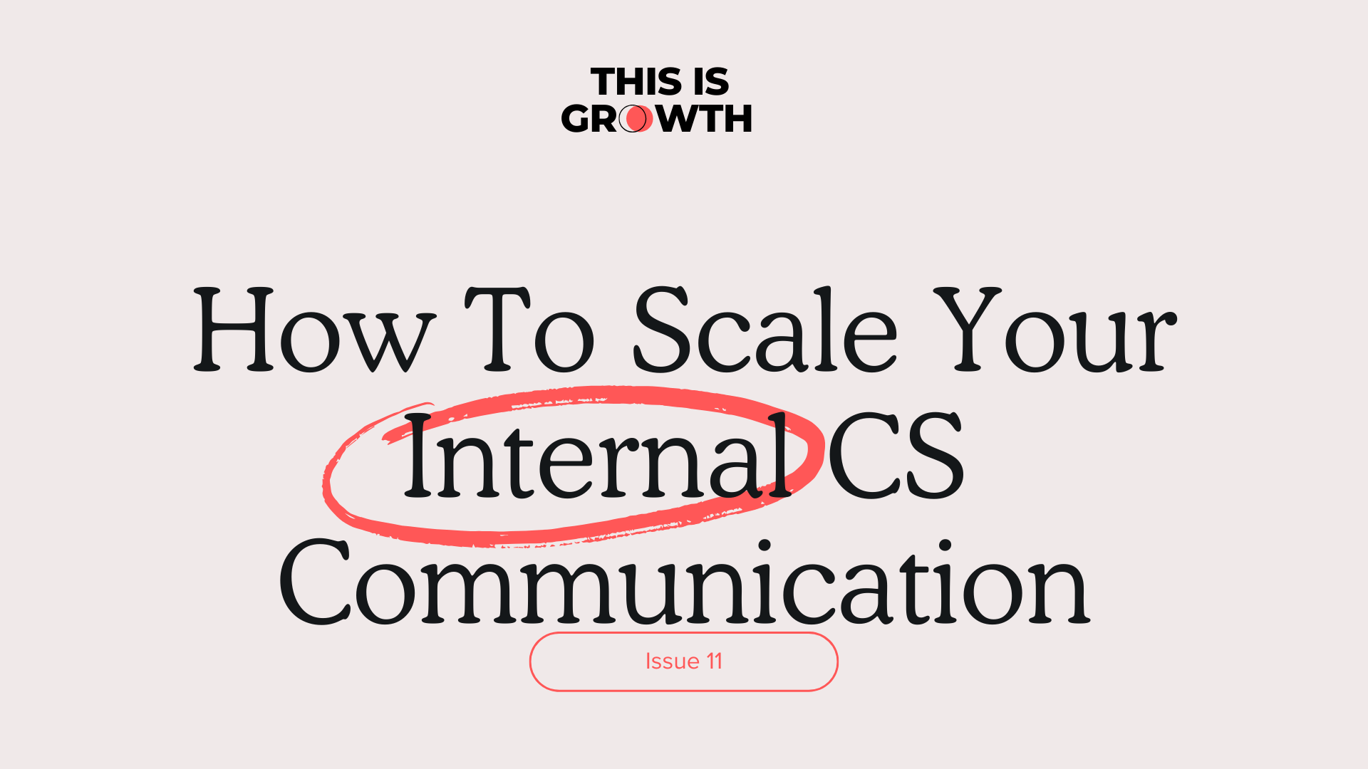 scaling comms