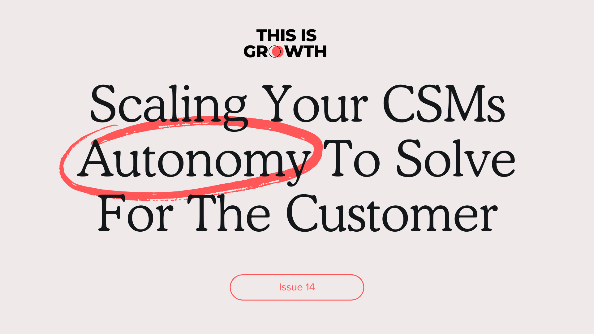 customer success manager autonomy